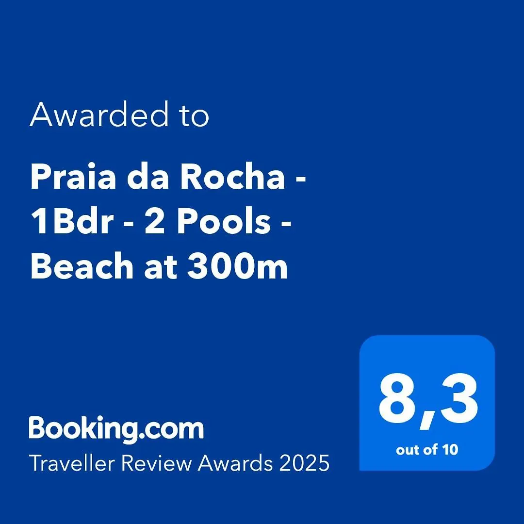 Praia Da Rocha - 1Bdr - 2 Pools - Beach At 300M Portimao Holiday home